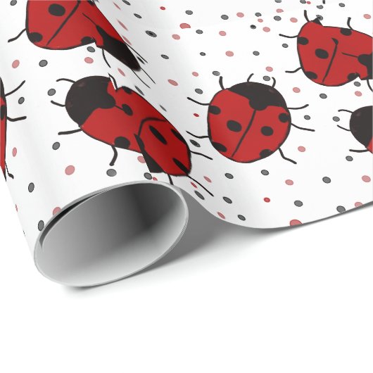 Ladybug Geschenkpapier (Rolleneckpunkt)
