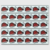 Ladybug Geschenkpapier (Flach)
