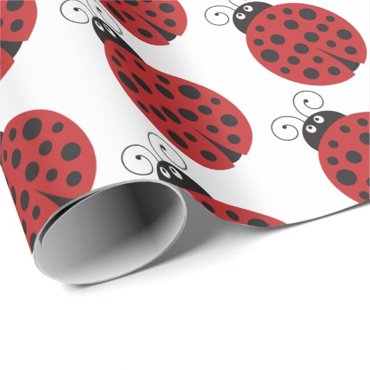 Ladybug Geschenkpapier (Rolleneckpunkt)