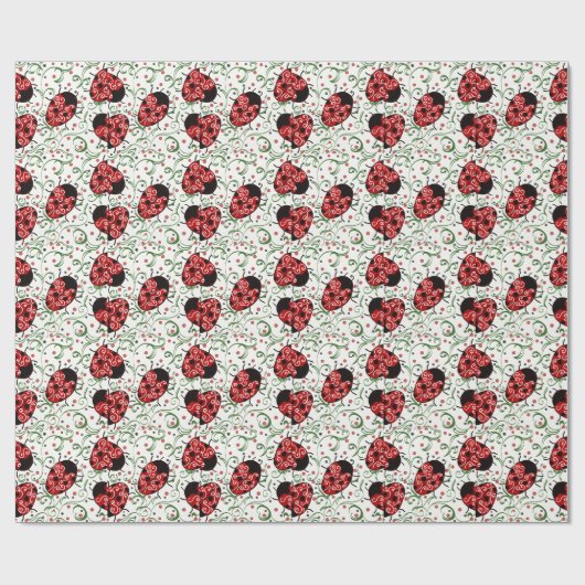 Ladybug Geschenkpapier (Flach)