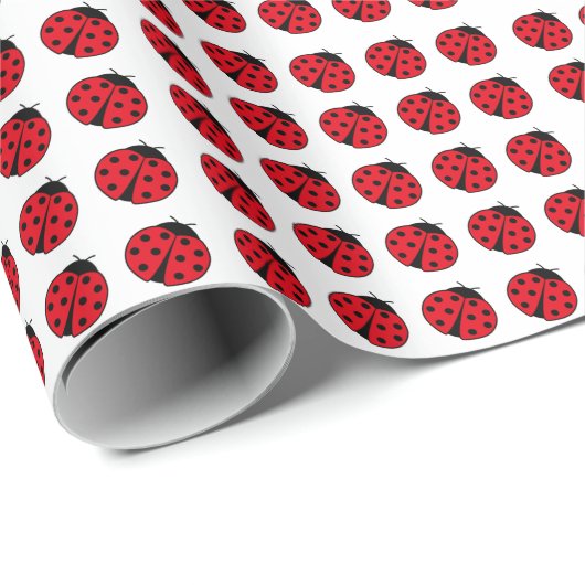 Ladybug Geschenkpapier (Rolleneckpunkt)