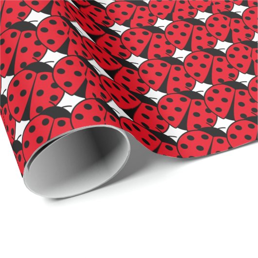 Ladybug Geschenkpapier (Rolleneckpunkt)