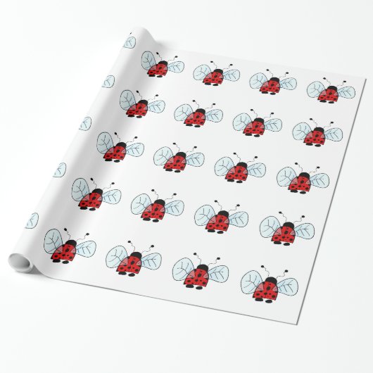 Ladybug Geschenkpapier (Ungerollt)