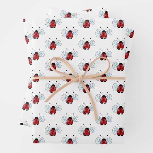 Ladybug Geschenkpapier Set (Beispiel)