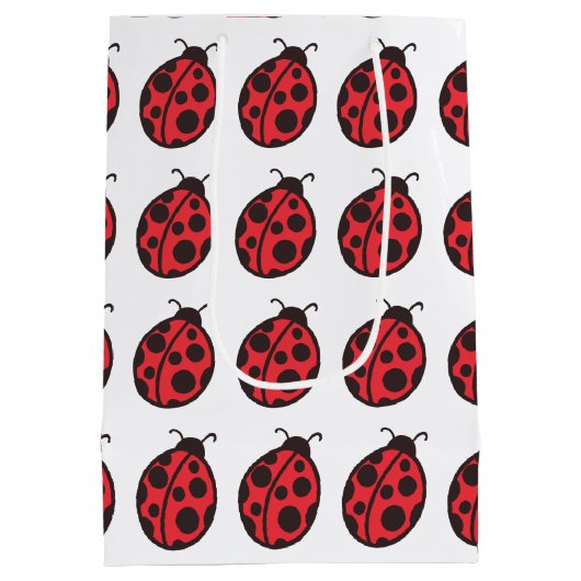 Ladybug Geschenktasche Mittlere Geschenktüte (Rückseite)