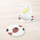 Ladybug Getränkeuntersetzer (Seite)