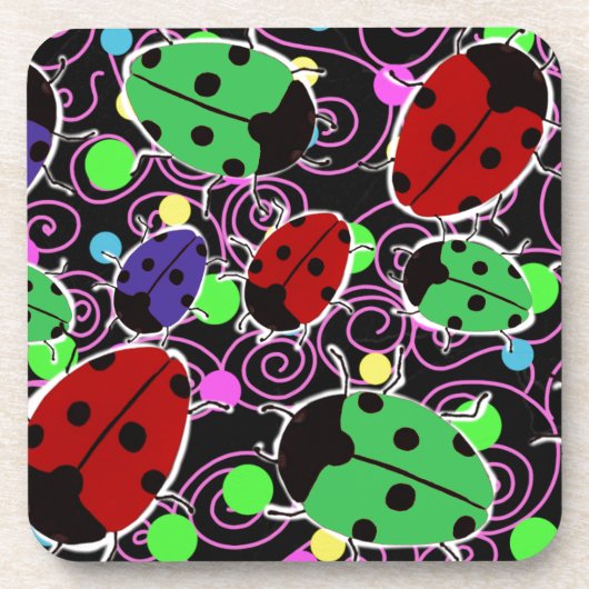 Ladybug Getränkeuntersetzer (Vorderseite)