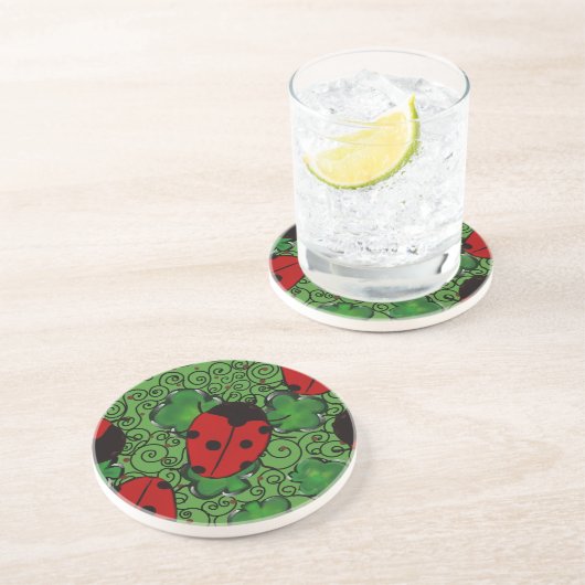 Ladybug Getränkeuntersetzer (Seite)