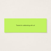 Ladybug Gift Tags (Rückseite)