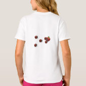 Ladybug ging zurück zur Schule T-Shirt (Rückseite)