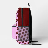 Ladybug Glitzern rotes Muster rosa individuelle Na Bedruckter Rucksack (Rechts)