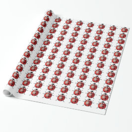 Ladybug - Glossy Wrapping Paper, 30" x 15' Geschenkpapier