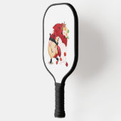 Ladybug Gnome der Liebe Pickleball Schläger (Links)