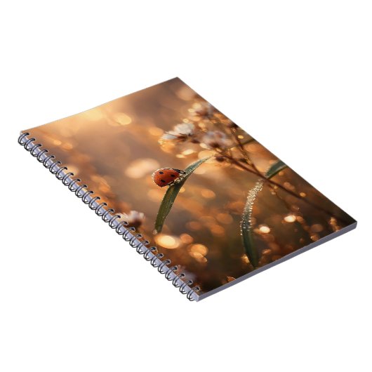 Ladybug Golden Dawn Notebook Notizblock (Rechte Seite)