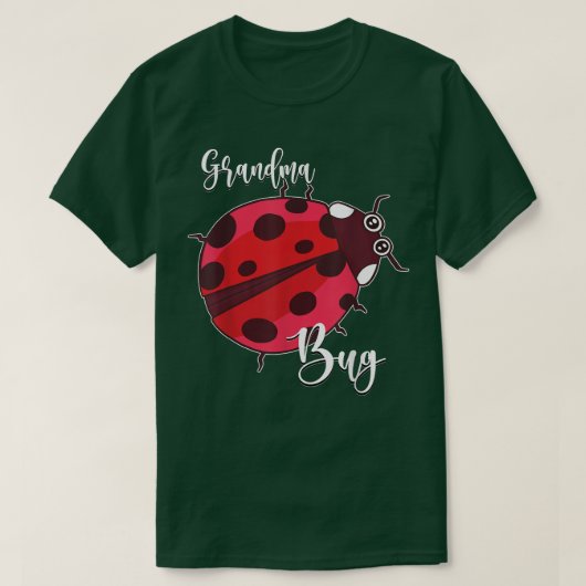 Ladybug Grandma Bug Granny Queen Niedlich Ladybug T-Shirt (Design vorne)