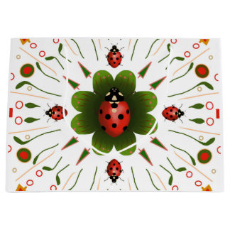 Ladybug Große Geschenktasche Geschenktüte