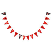 Ladybug Happy Birthday Bunting Flag Banner (Alle)