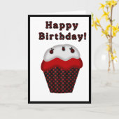 Ladybug Happy Birthday Grußkarte Karte (Gelbe Blume)