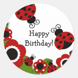 Ladybug Aufkleber Zazzle De