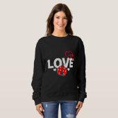 Ladybug Heart 2 Sweatshirt (Vorne ganz)
