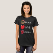 Ladybug Heart Bug Liebe Peace Ladybug Ladybug Inse T-Shirt (Vorne ganz)