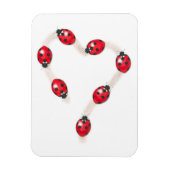 Ladybug Heart Flexi Magnet (Vertikal)