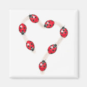 Ladybug Heart Magnet (Vorne)