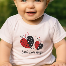 Ladybug Heart niedlich Baby T-shirt