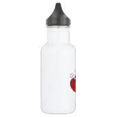 Ladybug Heart niedlich Trinkflasche (Links)