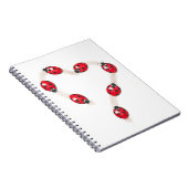 Ladybug Heart Notebook Notizblock (Rechte Seite)