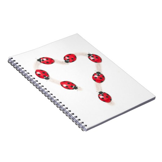 Ladybug Heart Notebook Notizblock (Rechte Seite)