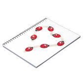 Ladybug Heart Notebook Notizblock (Linke Seite)