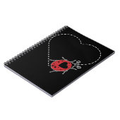 Ladybug Herzkäfer Insekten Entomologe Notizblock (Linke Seite)