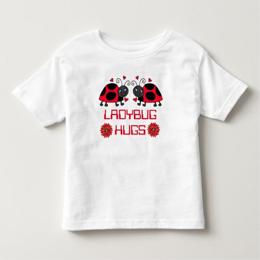 Ladybug Hugs Kleinkind T - Shirt (Vorderseite)