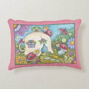 Ladybug Hütte ACCENT PILLOW Border Dekokissen