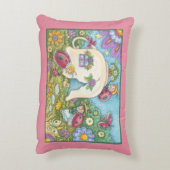Ladybug Hütte ACCENT PILLOW Border Dekokissen (Rückseite(Vertikal))