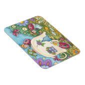 Ladybug Hütte Rectangle MAGNET (Rechte Seite)