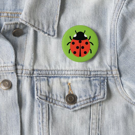 Ladybug Illustration Button (Beispiel)