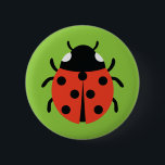 Ladybug Illustration Button<br><div class="desc">Ein freundlicher Ladybug,  der viel Glück bringt.</div>