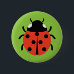 Ladybug Illustration Button<br><div class="desc">Ein freundlicher Ladybug,  der viel Glück bringt.</div>