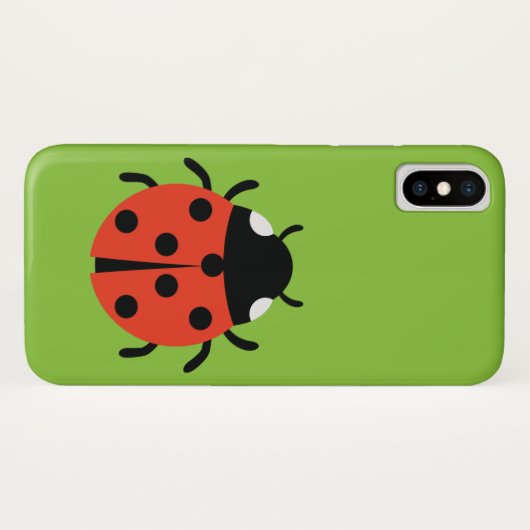 Ladybug Illustration Case-Mate iPhone Hülle (Rückseite (Horizontal))