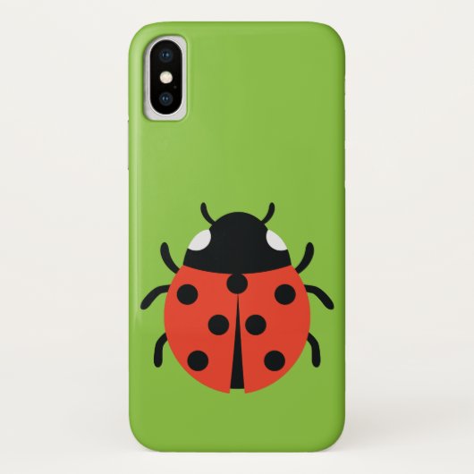 Ladybug Illustration Case-Mate iPhone Hülle (Rückseite)
