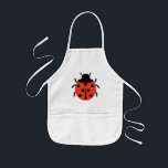 Ladybug Illustration Kinderschürze<br><div class="desc">Ein freundlicher Ladybug,  der viel Glück bringt.</div>