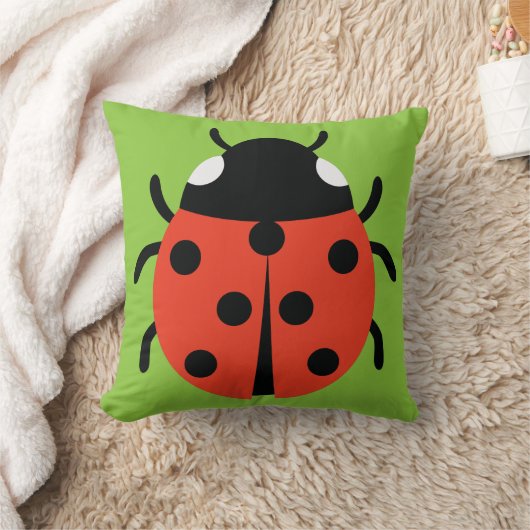 Ladybug Illustration Kissen (Decke)