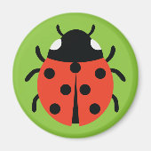 Ladybug Illustration Magnet (Vorne)