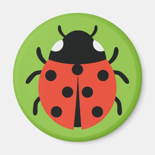 Ladybug Illustration Magnet (Vorne)