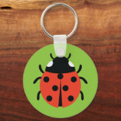 Ladybug Illustration Schlüsselanhänger (Vorderseite)