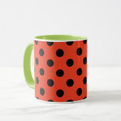 Ladybug Illustration Tasse (Vorderseite Links)