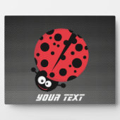 Ladybug; Imitate Kohlenstofffaser Fotoplatte (Vorderseite)