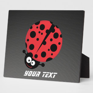 Ladybug; Imitate Kohlenstofffaser Fotoplatte